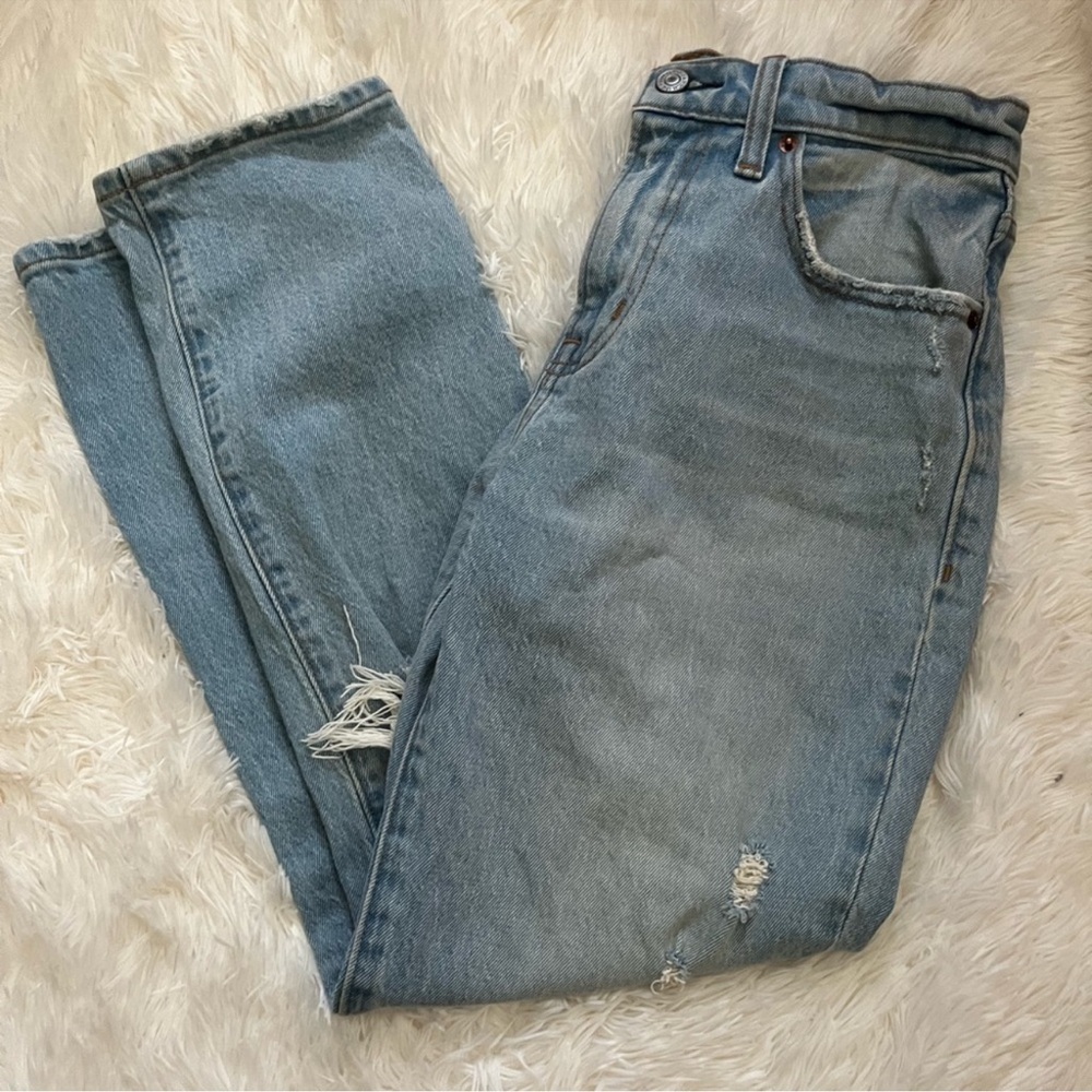 Abercrombie size 2 R straight ultra boyfriend mid rise
